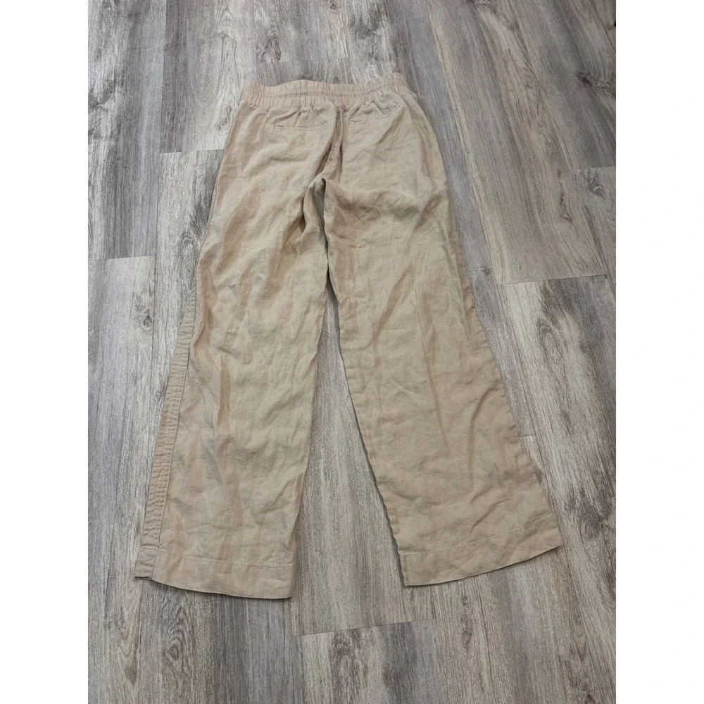 Quince Wide-Leg Linen Pants in Natural